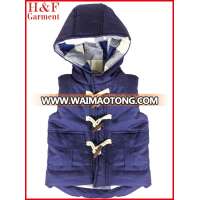 Little Boys Winter Jacket 100% Cotton Without Sleeves For Outer Wear