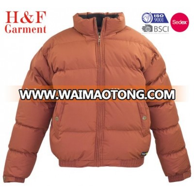 Winter coat men quilted winter puffer jacket