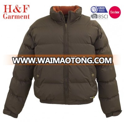 men's padded puffer jacket coat in winter