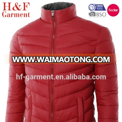 Fashion European Style Man Quilted Jacket For Winter