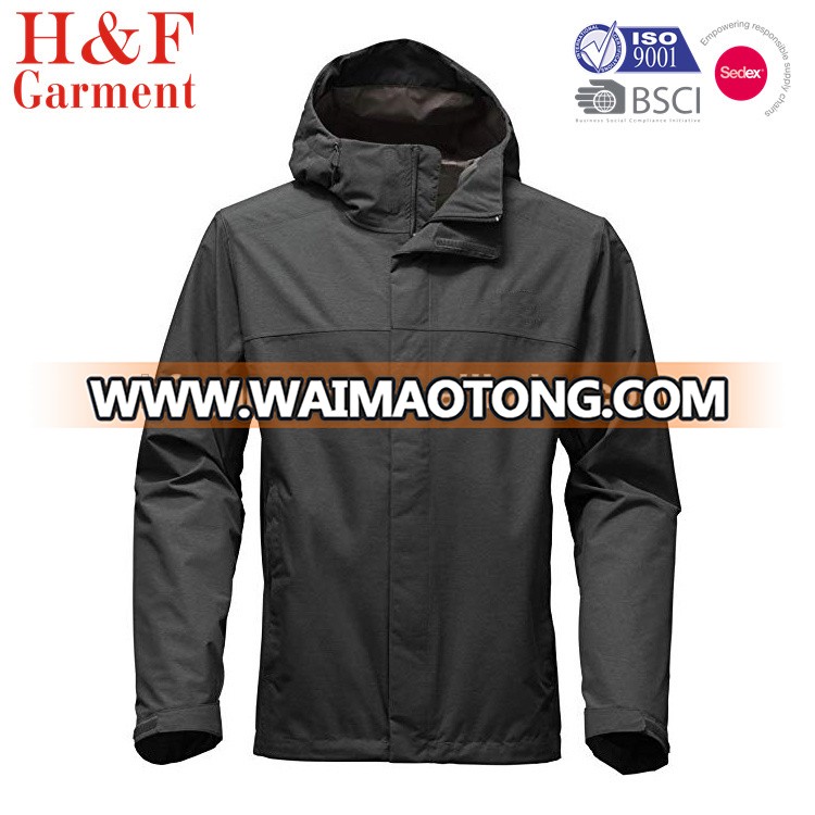 hot sales custom printed windbreaker jacket black windbreaker men